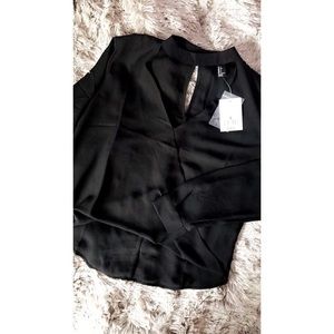 Black Chiffon Blouse